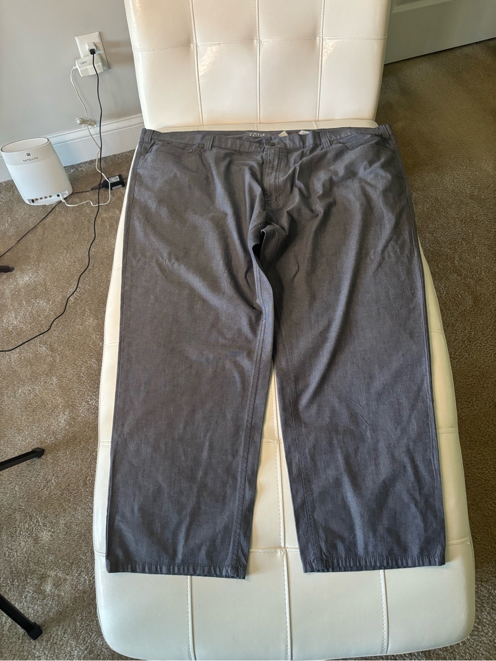 True Religion Men's Gray Chino Pants